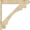 Ekena Millwork Merced Craftsman Rough Sawn Outlooker, Douglas Fir, 8"W x 48"D x 48"H OUT08X48X48MRC04RDF - alternate 3